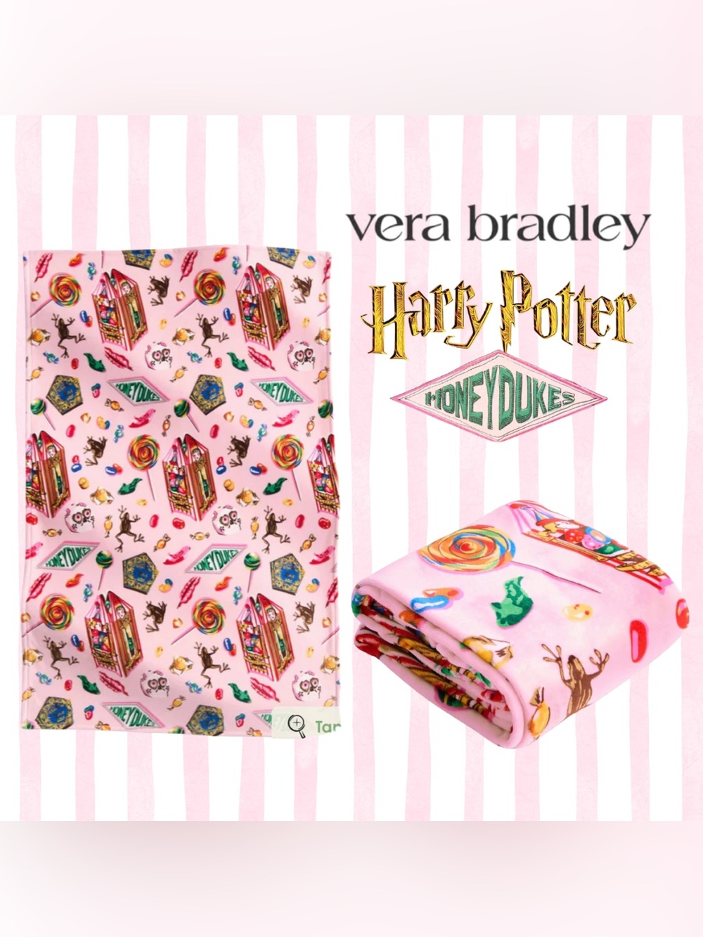 Harry Potter Vera Bradley Essential Throw Blanket in Fleece